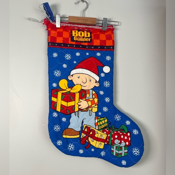 Holiday Stocking Bob The Builder Handmade Y2K Christmas Holiday - Picture 1 of 4